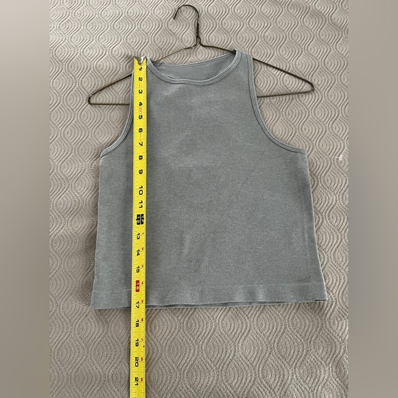 🆕 Free People Intimately racer back tank in gray size M/L - Picture 5 of 7